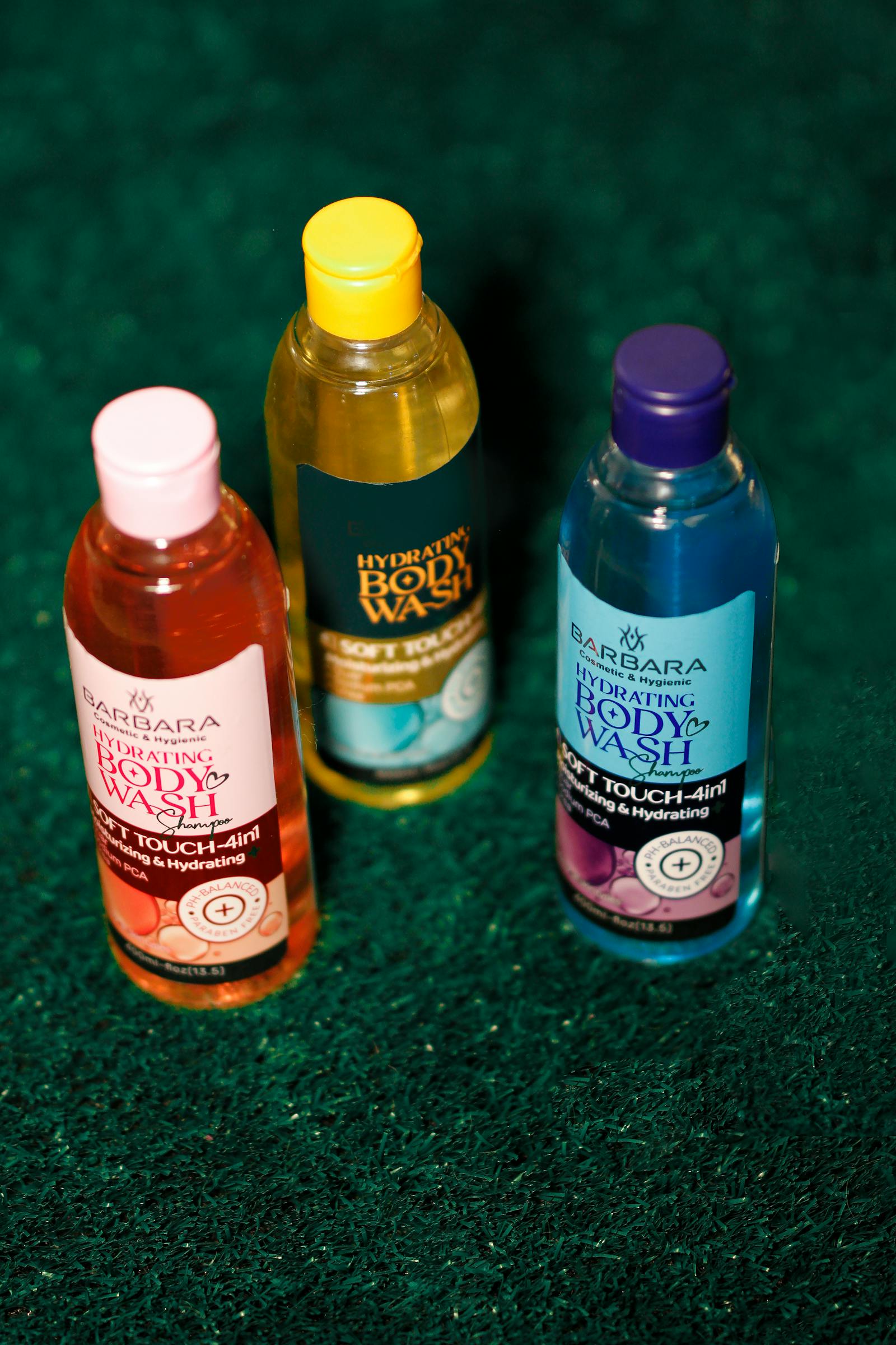 ボディウォッシュのボトルが並んだ写真